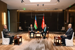 Azerbaijani, Turkish Presidents held meeting in Tianjin-UPDATED 