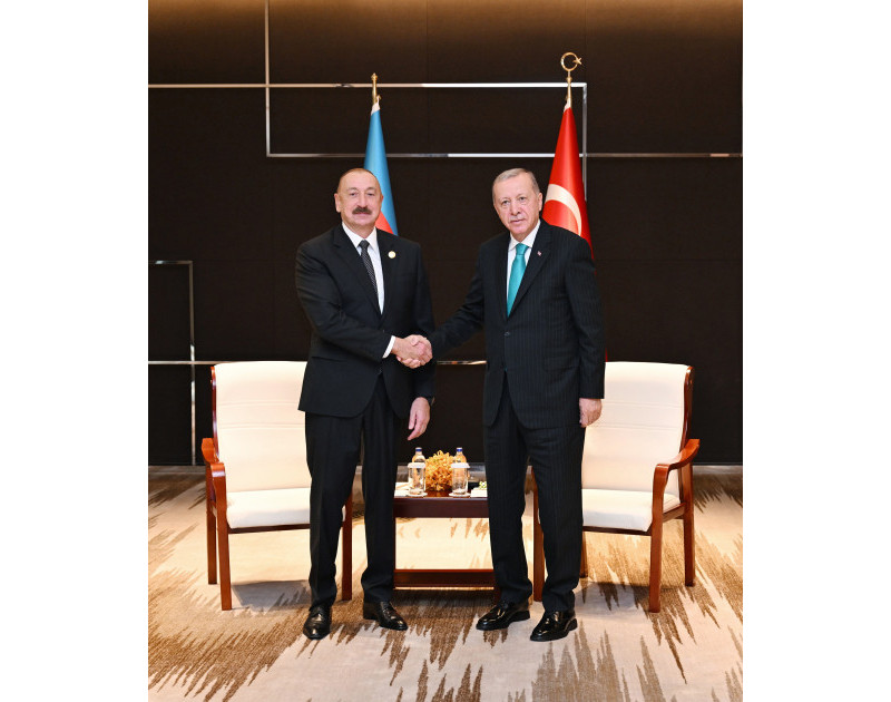 Azerbaijani, Turkish Presidents held meeting in Tianjin-UPDATED 
