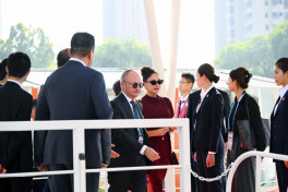 First Lady Mehriban Aliyeva participates in boat trip with spouses of heads of state and government at SCO Plus meeting -PHOTO 
