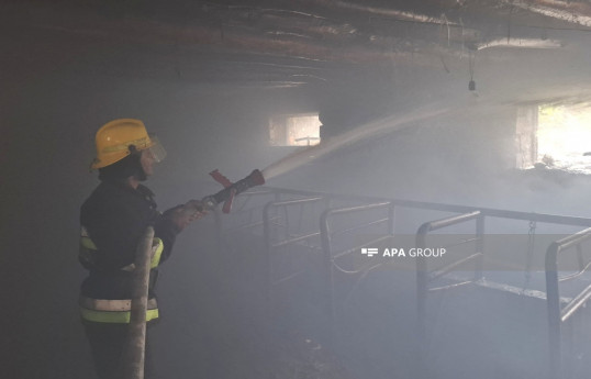 Fire broke out in Aghdara
