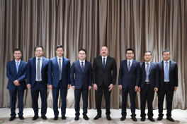 President Ilham Aliyev met with Executive Vice President of PowerChina Group in Tianjin