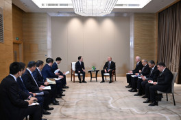 President Ilham Aliyev met with Executive Vice President of PowerChina Group in Tianjin