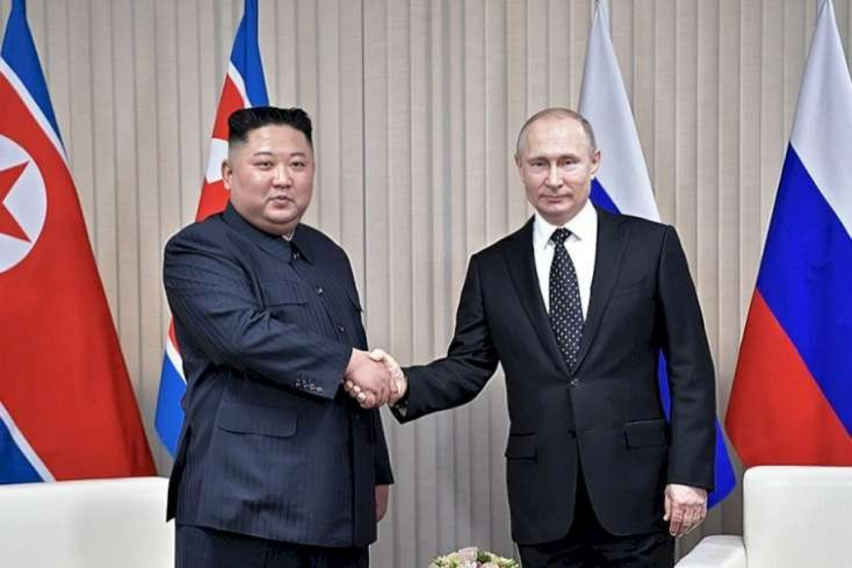 North Korean leader Kim Jong Un andRussian President Vladimir Putin
