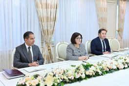 Azerbaijan parliament speaker meets ambassadors of Palestine and Jordan