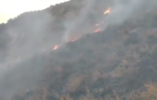 Fire in Aghdara’s Ortatagh village contained, no damage to homes -VIDEO 