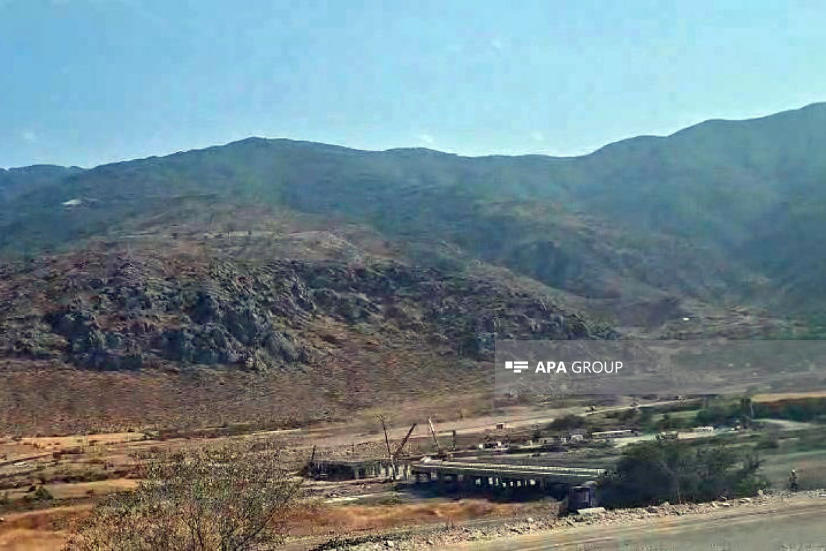 Construction continues on Azerbaijan-Iran bridge over the Aras River in Aghband -VIDEO 