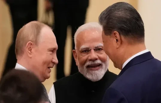 Trump says India and Russia appear "lost" to "deepest, darkest China"