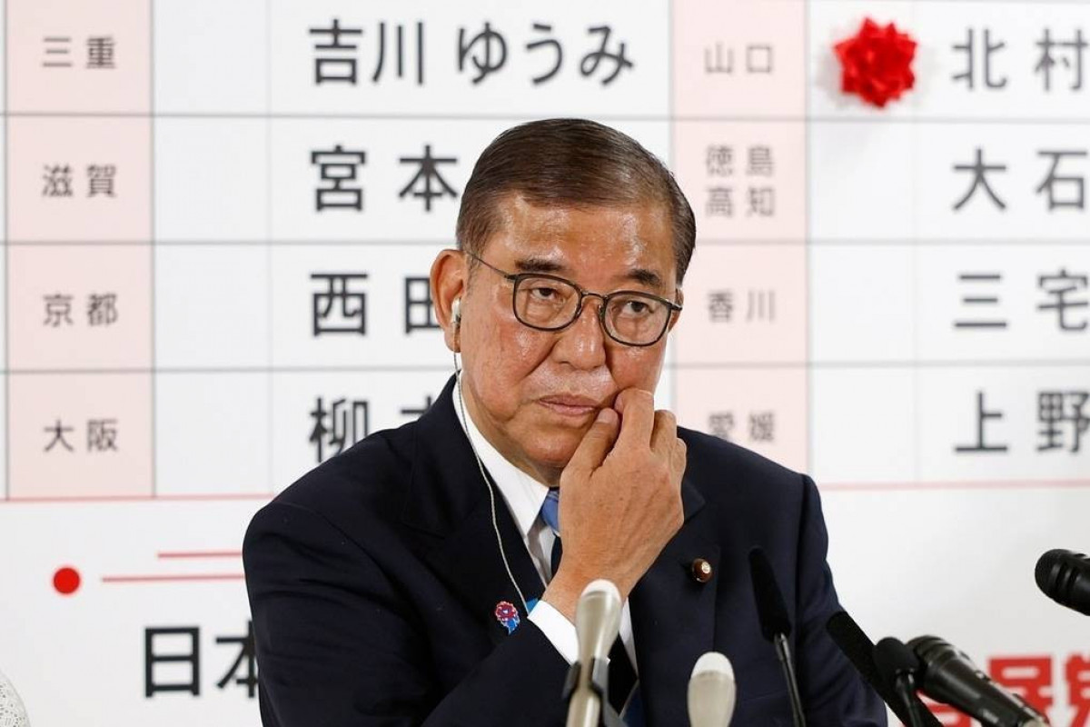 Japanese Prime Minister Shigeru Ishiba