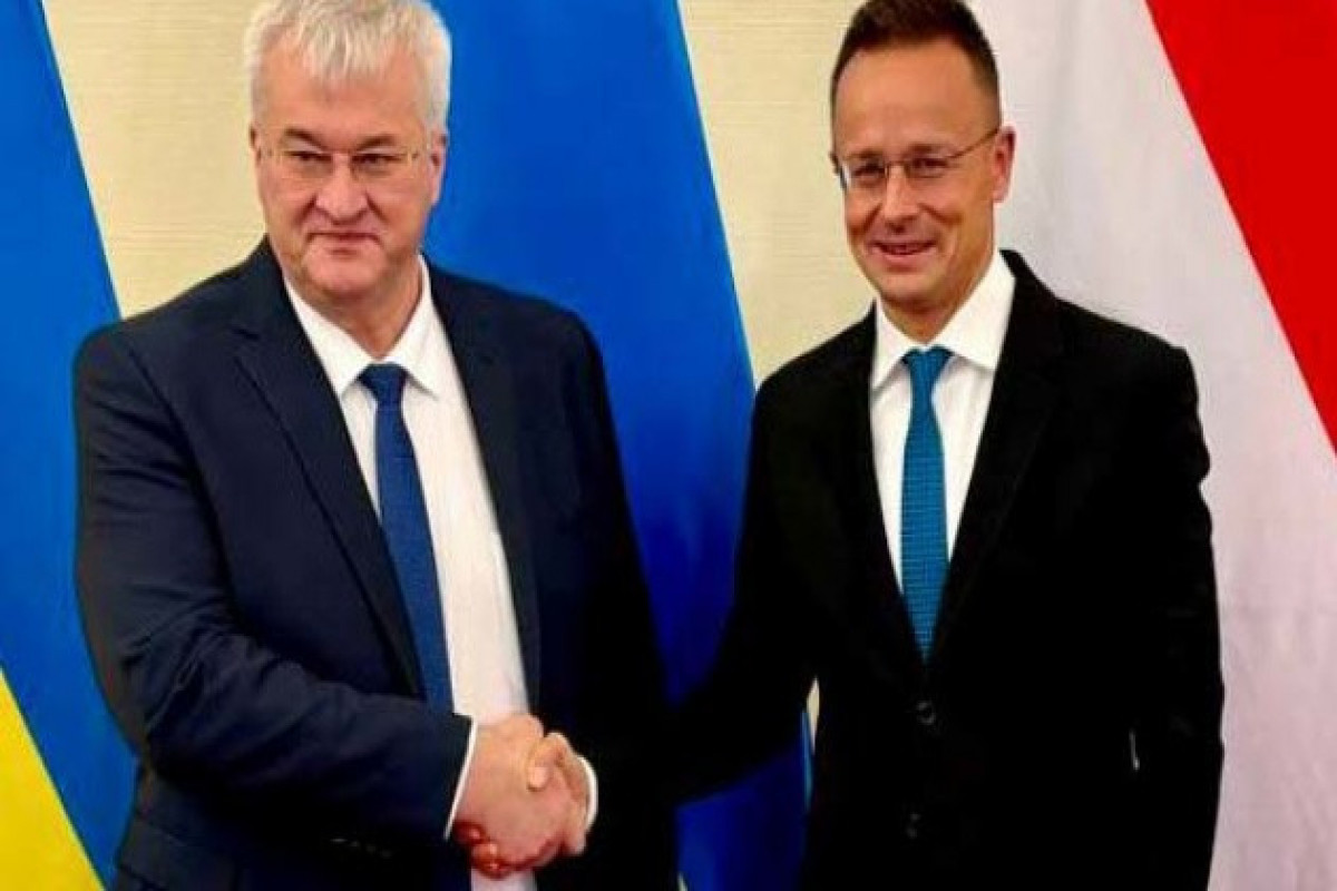 Andrii Sybiha, Ukraininan Minister of Foreign Affairs and Péter Szijjártó, Minister of Foreign Affairs and Trade of Hungary