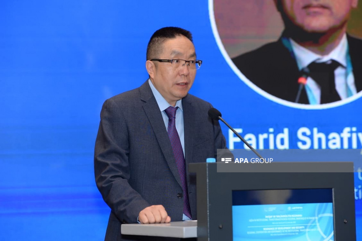 Ambassador Yan Wenbin, an official from the Department of European-Central Asian Affairs, Ministry of Foreign Affairs of the People