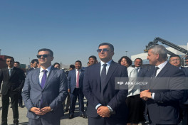 Welcoming ceremony held for 237th train passing through Trans-Caspian International Transport Route-PHOTO 