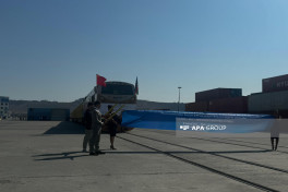 Welcoming ceremony held for 237th train passing through Trans-Caspian International Transport Route-PHOTO 