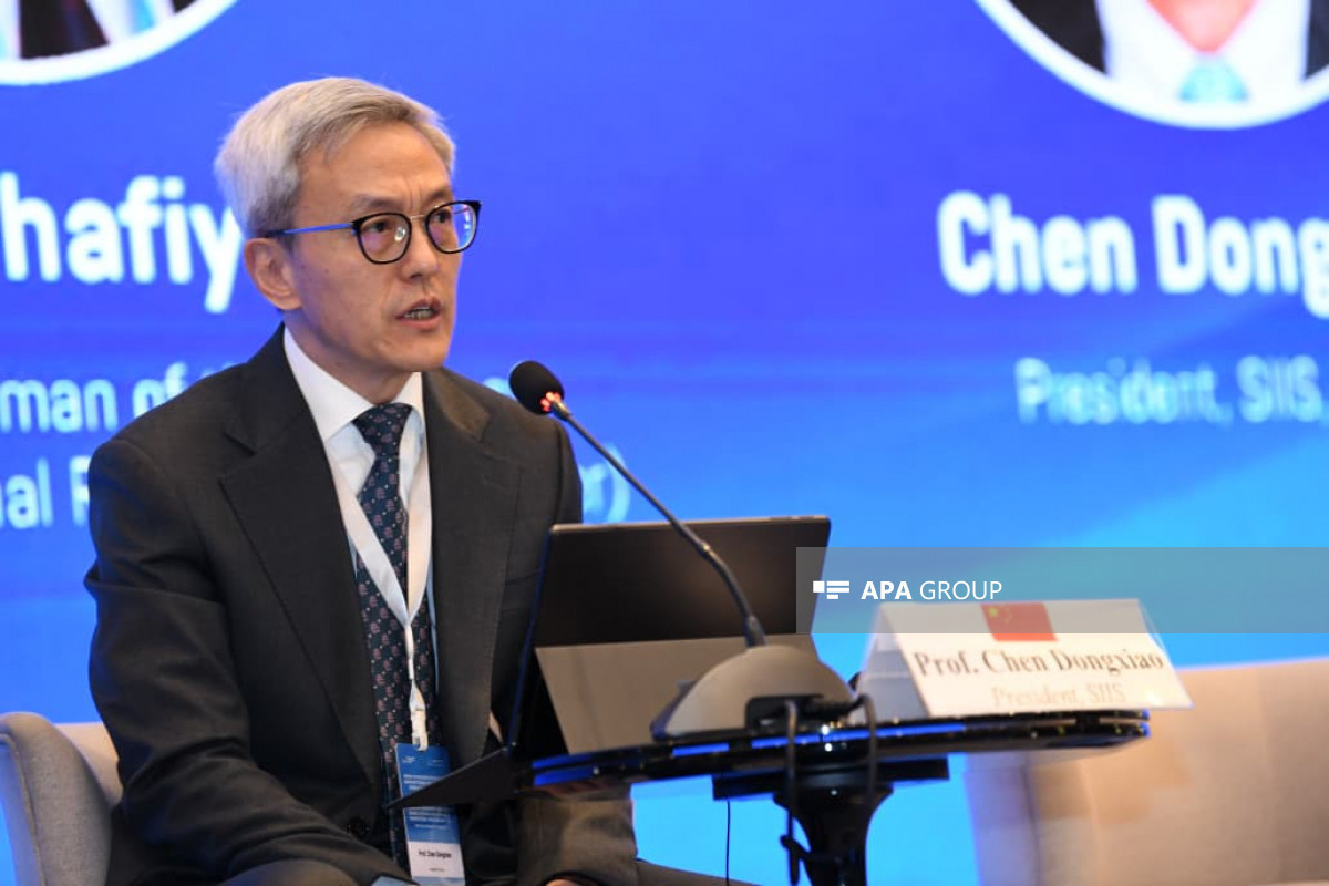 President of the Shanghai Institutes for International Studies, Chen Dongxiao