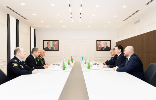 Azerbaijan’s Minister of Internal Affairs meets with Kazakh Deputy Minister of Internal Affairs