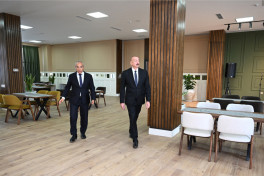 President Ilham Aliyev attended opening of Samad Vurgun Creativity House of the Writers’ Union