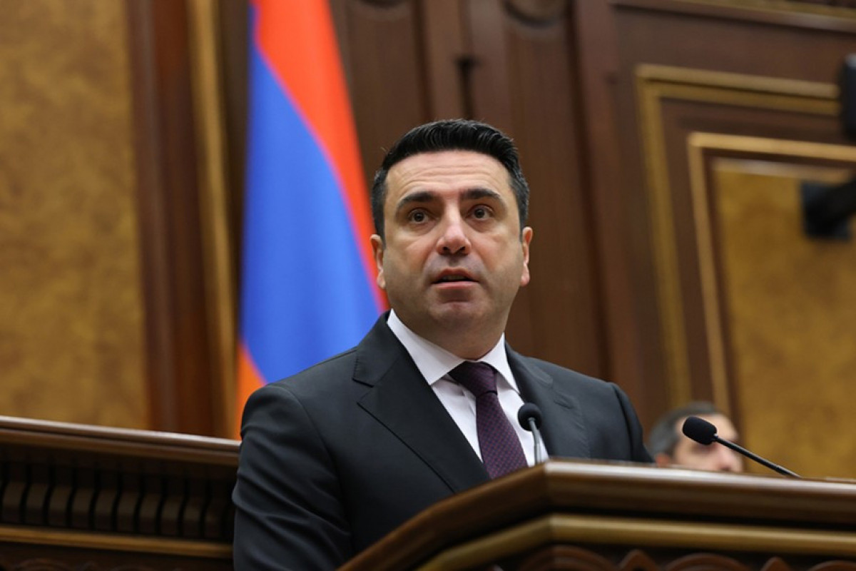 Armenian Parliament Speaker Alen Simonyan