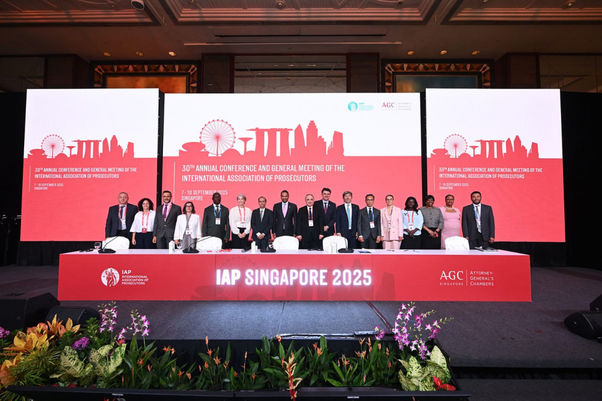 Azerbaijan’s Prosecutor General attends 30th Annual Conference and General Meeting of IAP in Singapore