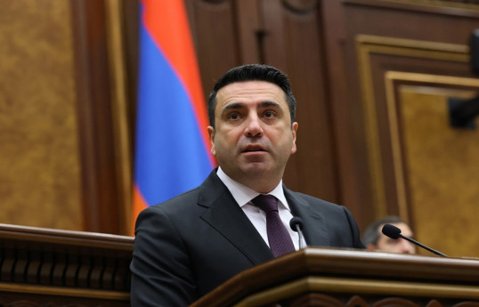 Armenian Parliament Speaker Alen Simonyan