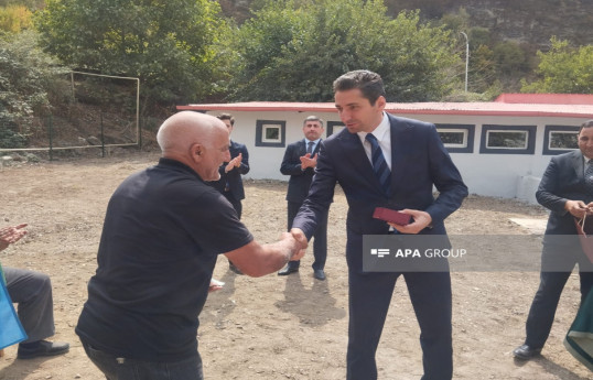 Azerbaijan begins relocation to Shushakend village, families receive house keys-PHOTO 