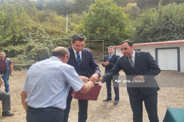 Azerbaijan begins relocation to Shushakend village, families receive house keys-PHOTO 