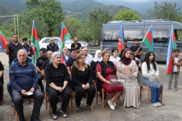 First relocation caravan reached Badara village of Khojaly, keys were handed over-PHOTO 