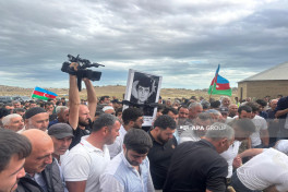 Remains of Jalal Abdullayev, First Karabakh War Martyr, laid to rest in Azerbaijan's Gobustan -PHOTO 