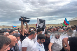 Remains of Jalal Abdullayev, First Karabakh War Martyr, laid to rest in Azerbaijan's Gobustan -PHOTO 