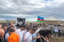 Remains of Jalal Abdullayev, First Karabakh War Martyr, laid to rest in Azerbaijan's Gobustan -PHOTO 