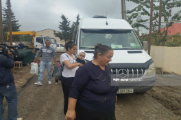 First resettlement convoy arrives in Seyidbayli village of Azerbaijan's Khojaly, families receive their house keys-VIDEO -PHOTO -UPDATED-1 