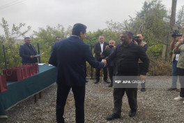 First resettlement convoy arrives in Seyidbayli village of Azerbaijan's Khojaly, families receive their house keys-VIDEO -PHOTO -UPDATED-1 
