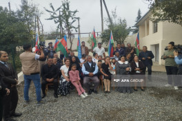 First resettlement convoy arrives in Seyidbayli village of Azerbaijan's Khojaly, families receive their house keys-VIDEO -PHOTO -UPDATED-1 