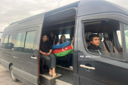 Azerbaijan relocates first resettlement convoy to Dashbulag village of Khojaly district, families receive their house keys-PHOTO -UPDATED 