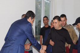 Azerbaijan relocates first resettlement convoy to Dashbulag village of Khojaly district, families receive their house keys-PHOTO -UPDATED 