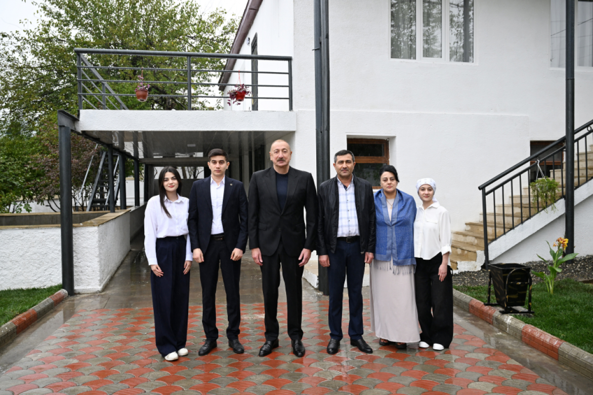President Ilham Aliyev visited Hadrut settlement in Khojavend district