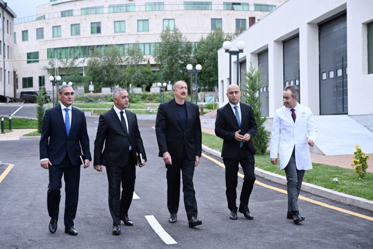 President Ilham Aliyev attended inauguration of Garabagh University Clinic and Faculty of Medicine and Health Sciences building