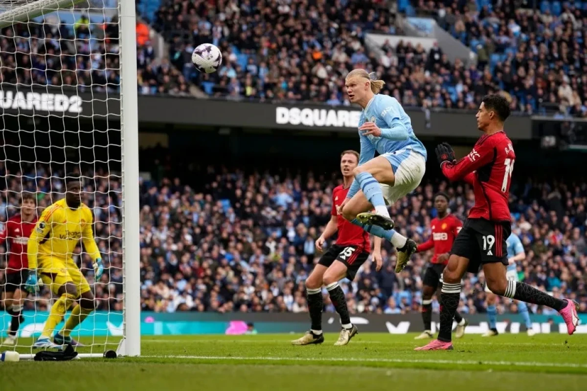 Erling Haaland at the double in classy Manchester derby triumph