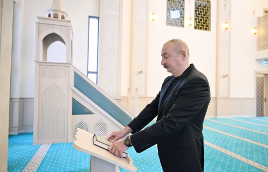 New mosque inaugurated in Hadrut settlement