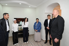 President Ilham Aliyev visited Hadrut settlement in Khojavend district
