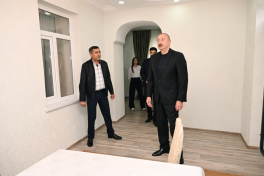 President Ilham Aliyev visited Hadrut settlement in Khojavend district
