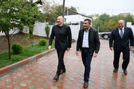 President Ilham Aliyev visited Hadrut settlement in Khojavend district