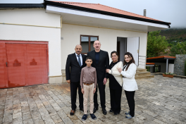 President Ilham Aliyev visited Sos village in Khojavand district