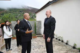 President Ilham Aliyev visited Sos village in Khojavand district
