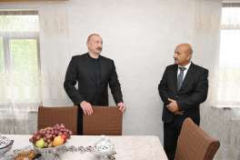 President Ilham Aliyev visited Sos village in Khojavand district