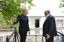 President Ilham Aliyev visited Girmizi Bazar settlement in Khojavend District
