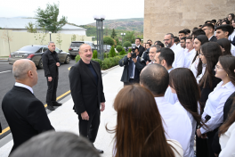 President Ilham Aliyev attended inauguration of Garabagh University Clinic and Faculty of Medicine and Health Sciences building