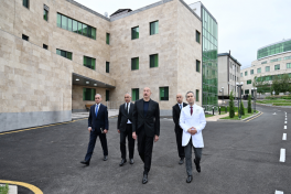President Ilham Aliyev attended inauguration of Garabagh University Clinic and Faculty of Medicine and Health Sciences building