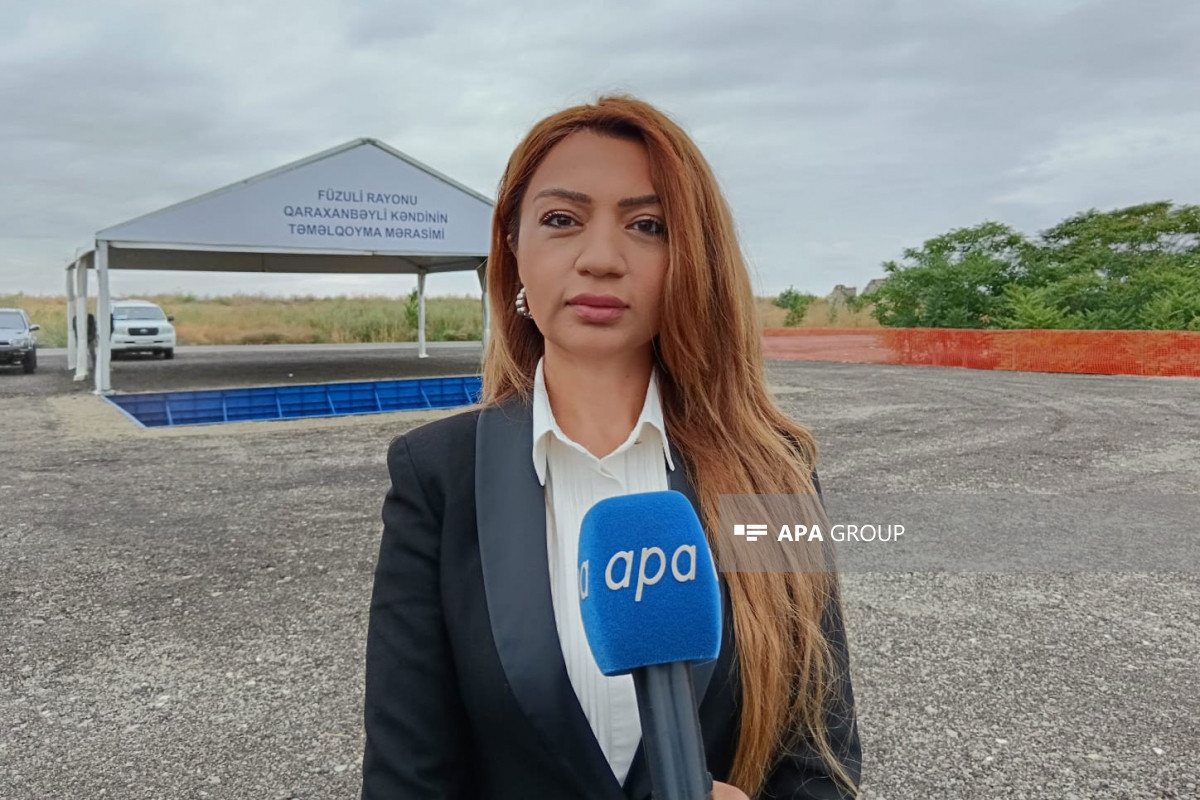 Media tour was organized to newly built village of Garakhanbeyli