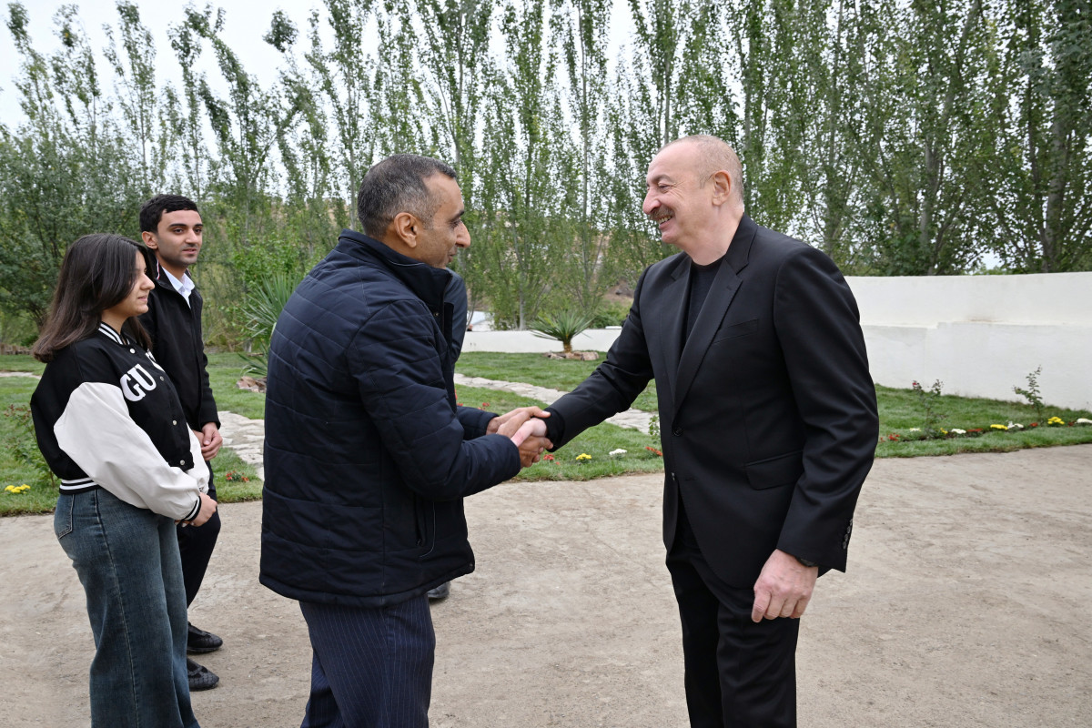 President Ilham Aliyev visited Dashbulag village in Khojaly district