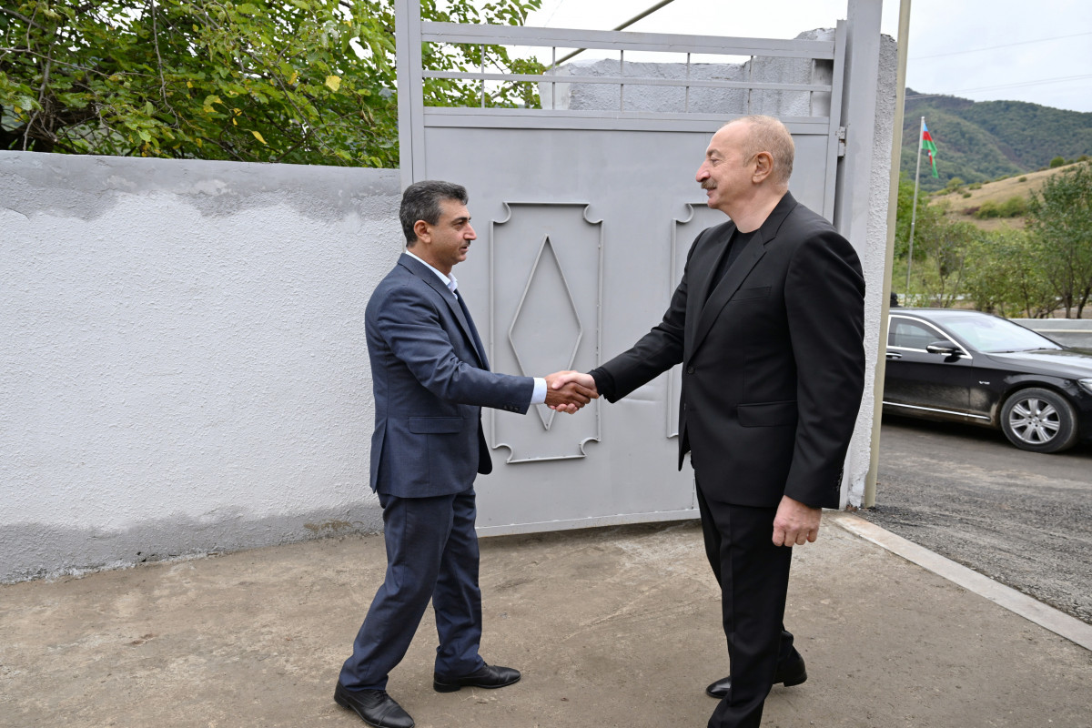 President Ilham Aliyev visited Badara village in Khojaly district