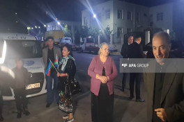 Azerbaijan's next relocation convoy arrived in Kalbajar city , families receive their house keys -VIDEO  -UPDATED-1 